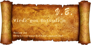 Virágos Bottyán névjegykártya